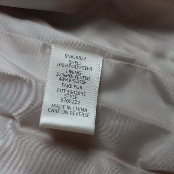 Max Studio Plush Cream Faux Fur Jacket - Picture 4 of 6